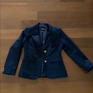 navy blue school blazer